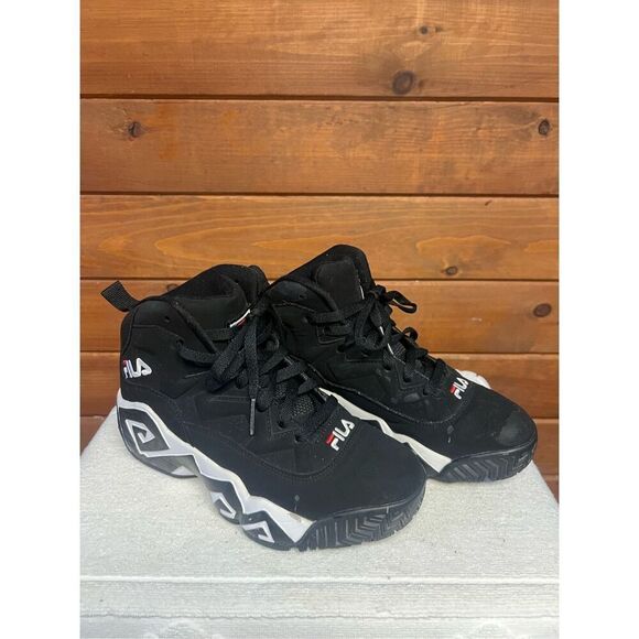 FILA   Boys Mb Black & White, Sz 6.5 3VB90148-014 - Picture 1 of 8